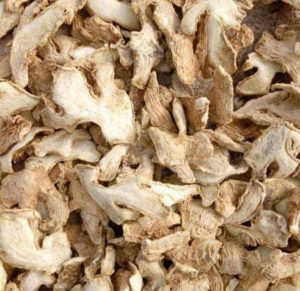 Gingembre séché en lamelle